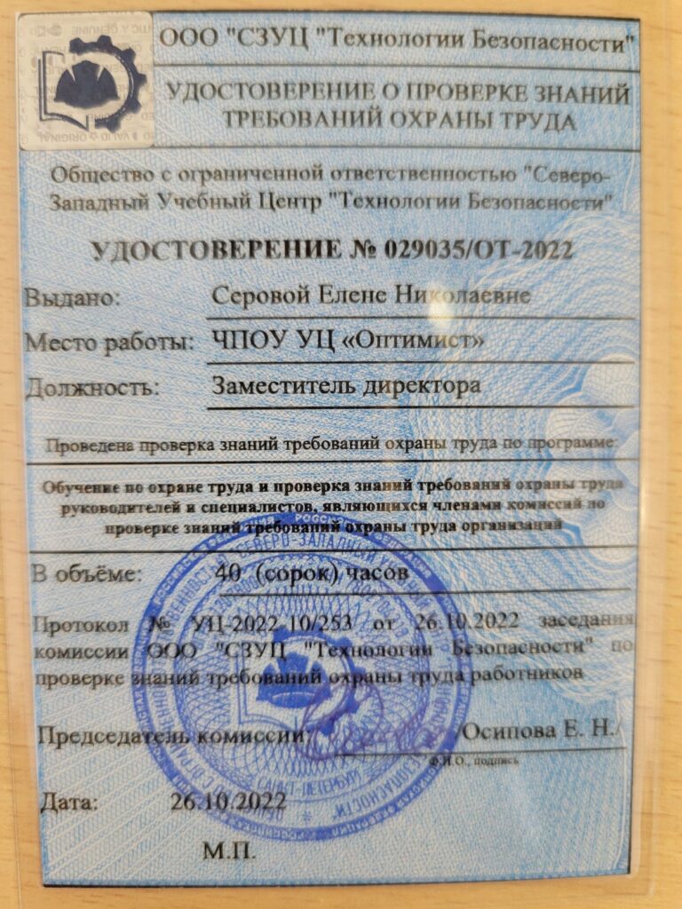 Серова Елена Николаевна Серова Елена Николаевна
